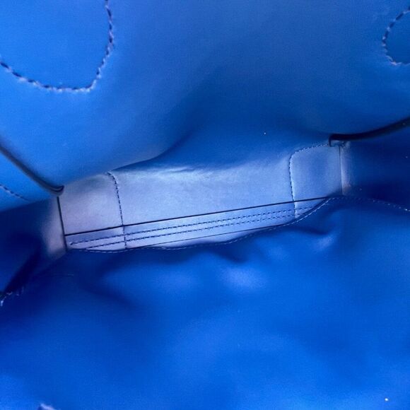 Michael Kors Leather Sapphire Small Mae Messenger Bag - Picture 9 of 12